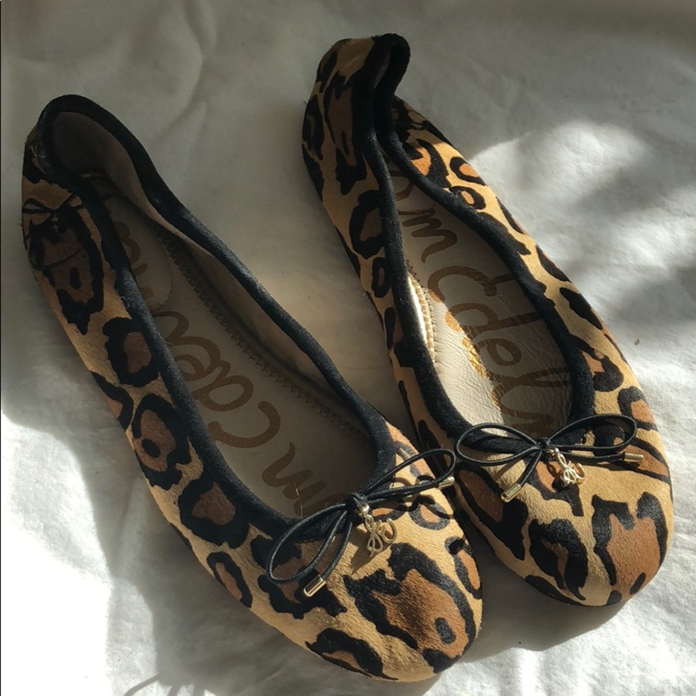 Never worn Sam Edelman cheetah flats